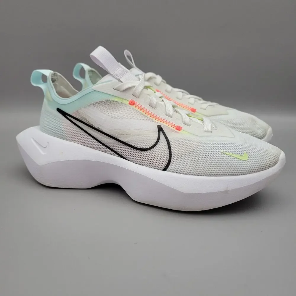 Nike Vista Lite Womens Size 7 White Pink Athletic Running Walking Shoes Sneakers